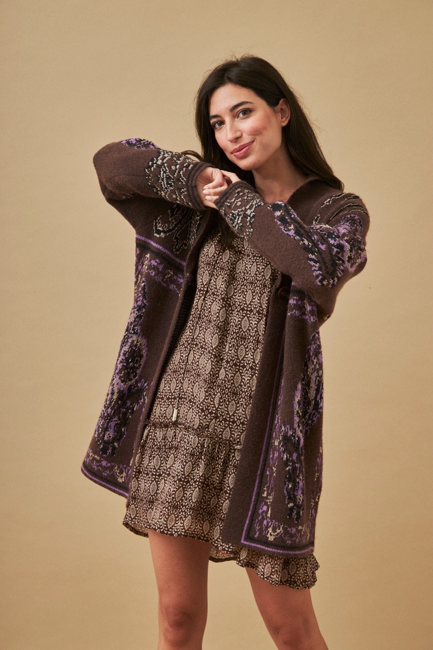 LUREX ETHNIC CARDIGAN 1