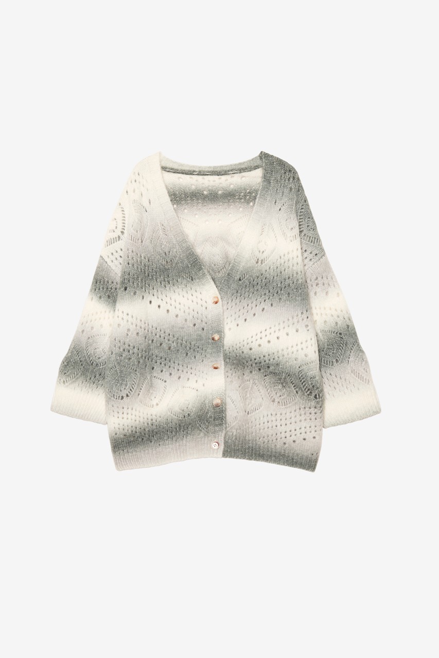 OVERSIZE GRADIENT CARDIGAN 3