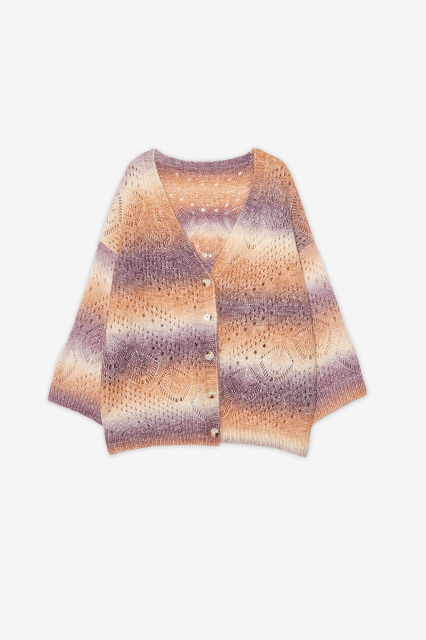 OVERSIZE GRADIENT CARDIGAN 4