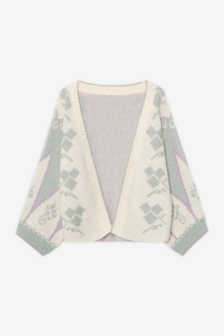 SHORT JACQUARD KIMONO 3