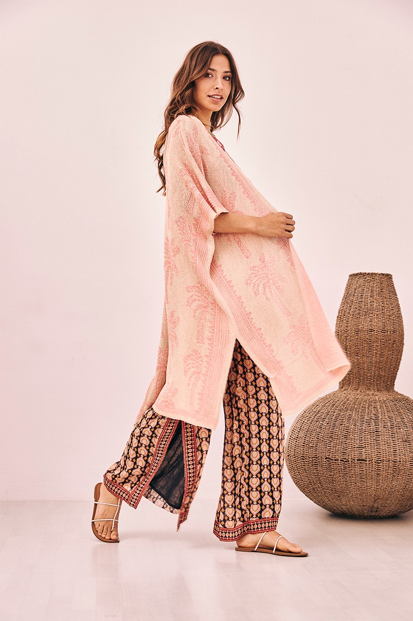 KIMONO LARGO JACQUARD